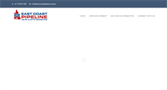 Desktop Screenshot of eastcoastpipeline.com.au