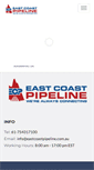 Mobile Screenshot of eastcoastpipeline.com.au